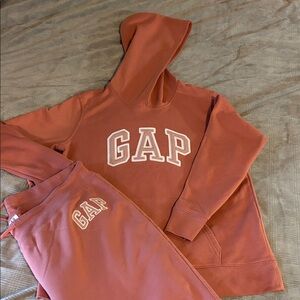 GAP Coral Hoodie and Joggers Set
